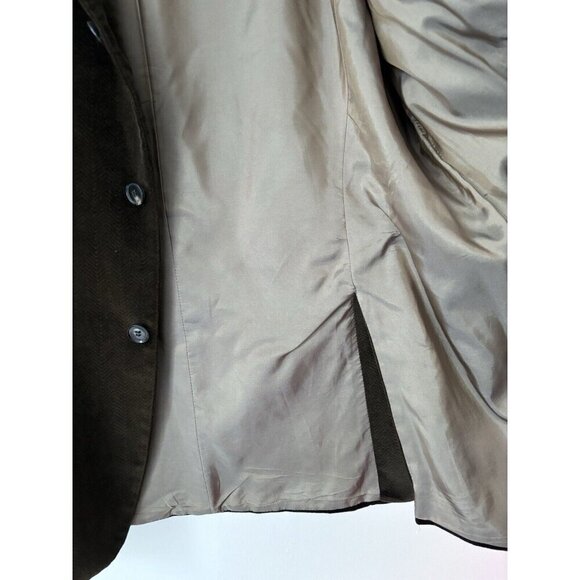 Hugo Boss Mens Blazer Sport Coat 3 Button Casual Jacket Size 46R plushy‎ Velvet - Picture 4 of 8